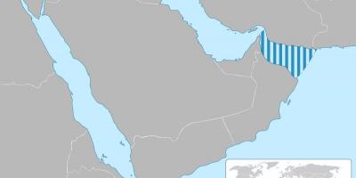 Оманский դափնիներ քարտեզի վրա